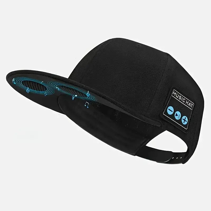 Wireless Smart Baseball Cap Headphones – Hands-Free Music Experience with Built-in Speakers, Sweat-Resistant Design, Perfect for Outdoor Sports and Fitness, Unique Gift for Family and Friends