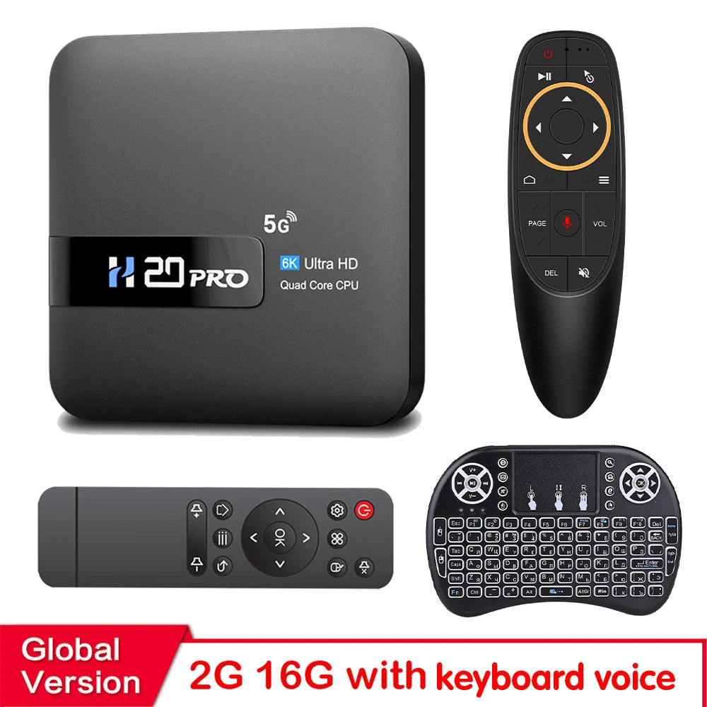 H20PRO Smart Android TV Box - Ultra-Fast 4K Media Player with Android 10.0