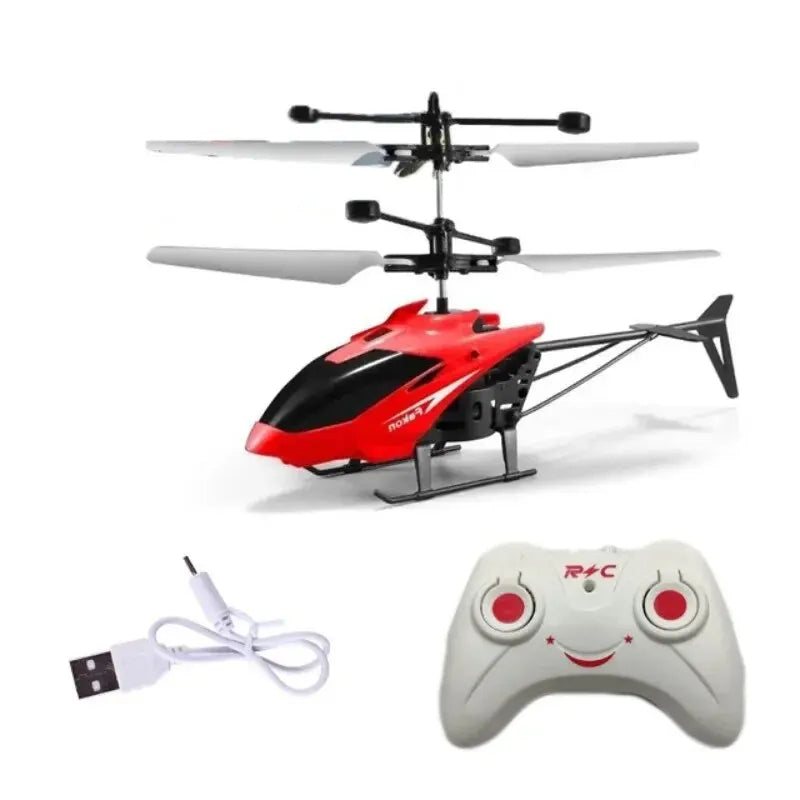 Rechargeable Mini RC Drone – Fall-Resistant Remote Control Helicopter Toy for Kids