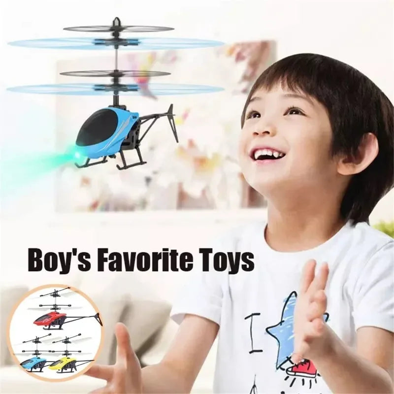 Rechargeable Mini RC Drone – Fall-Resistant Remote Control Helicopter Toy for Kids