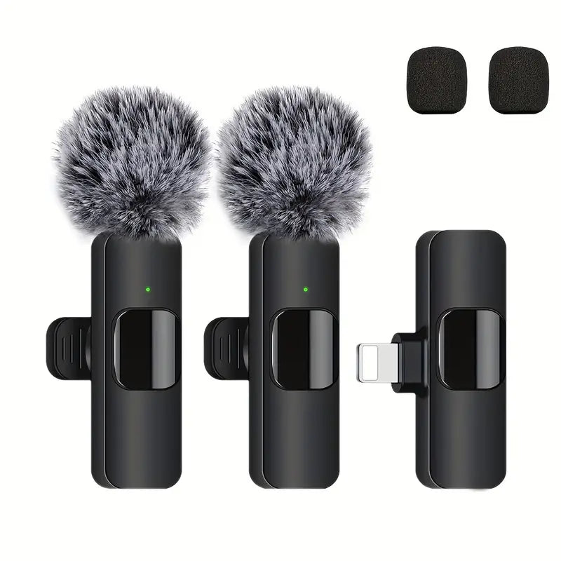 ProAudio Wireless Lavalier Microphone Clip - Perfect Audio for Video Recording, Live Streaming, Interviews & Vlogging