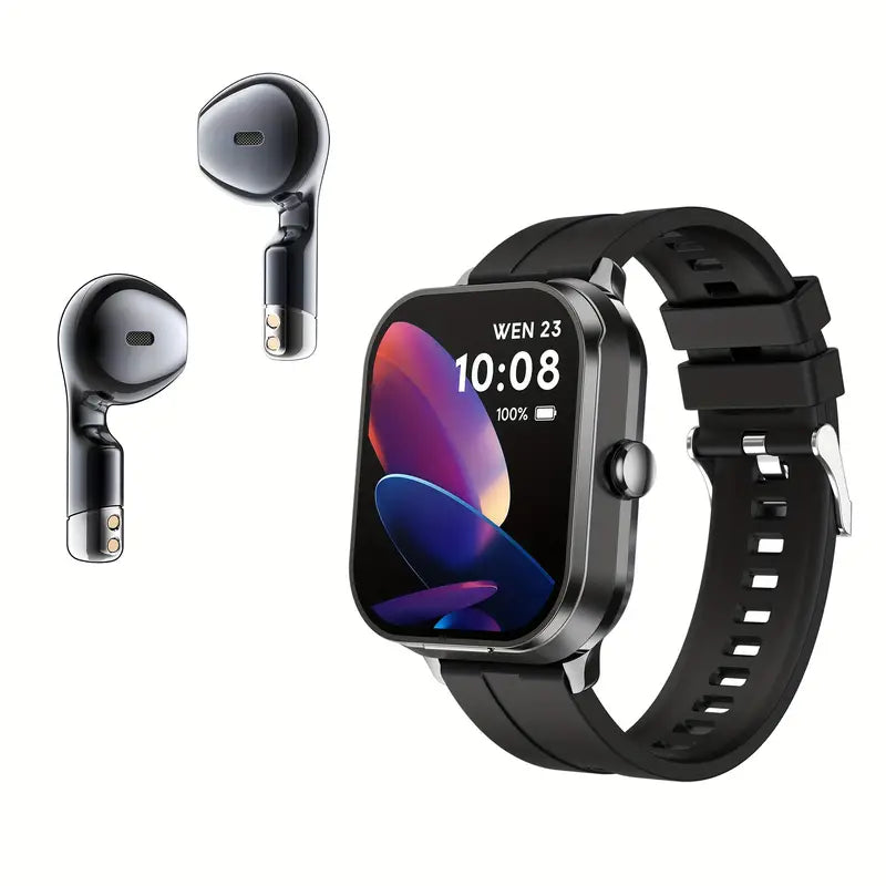 2-in-1 TWS Earbuds Smartwatch – The Ultimate Smartwatch with Earphones for Convenience and Connectivity