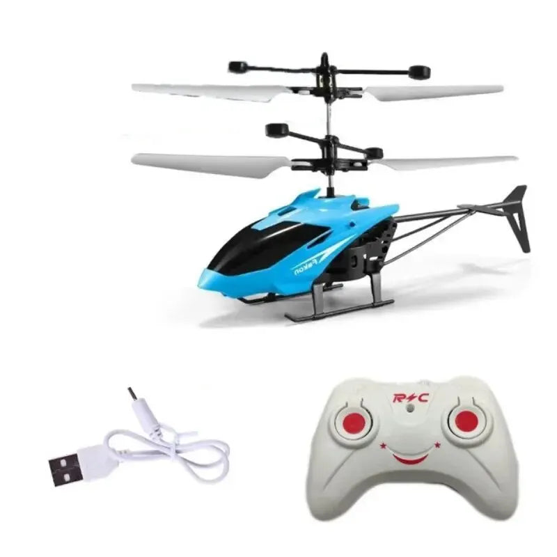 Rechargeable Mini RC Drone – Fall-Resistant Remote Control Helicopter Toy for Kids