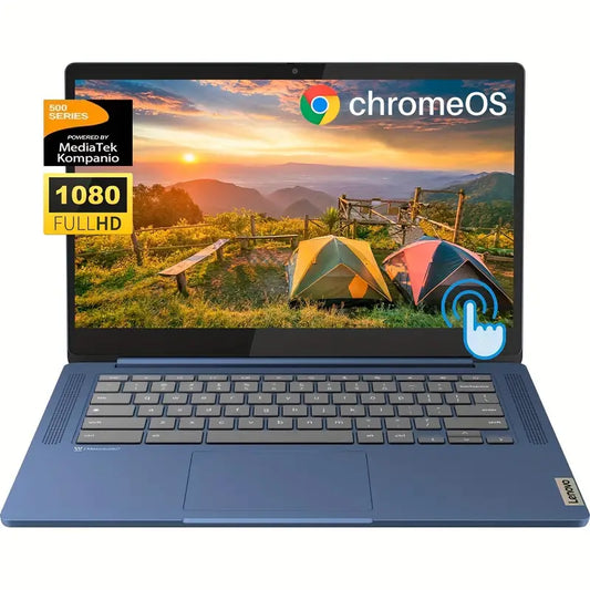 2023 Lenovo Slim 3 14" FHD Touchscreen Chromebook – Abyss Blue