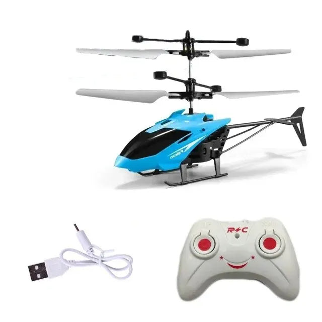 Rechargeable Mini RC Drone – Fall-Resistant Remote Control Helicopter Toy for Kids