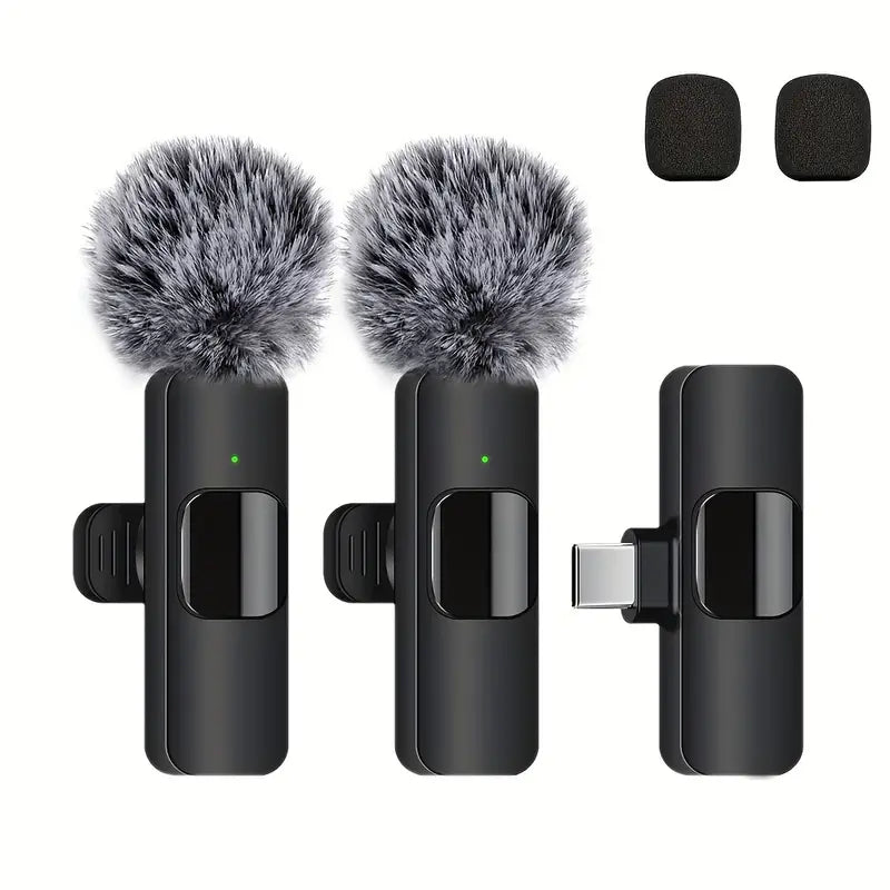 ProAudio Wireless Lavalier Microphone Clip - Perfect Audio for Video Recording, Live Streaming, Interviews & Vlogging