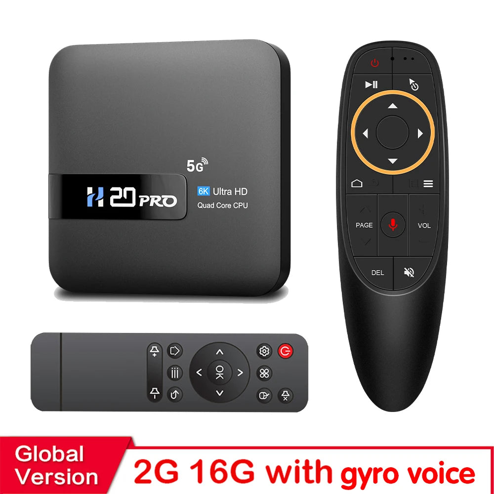 H20PRO Smart Android TV Box - Ultra-Fast 4K Media Player with Android 10.0