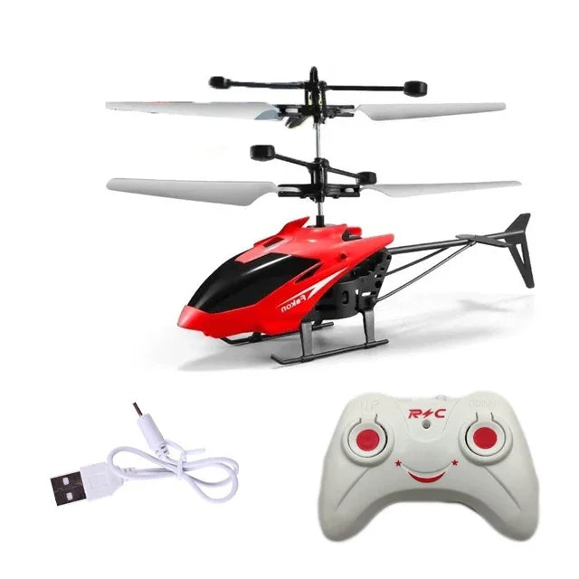 Rechargeable Mini RC Drone – Fall-Resistant Remote Control Helicopter Toy for Kids