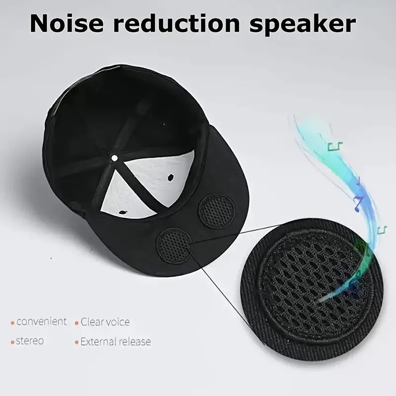 Wireless Smart Baseball Cap Headphones – Hands-Free Music Experience with Built-in Speakers, Sweat-Resistant Design, Perfect for Outdoor Sports and Fitness, Unique Gift for Family and Friends