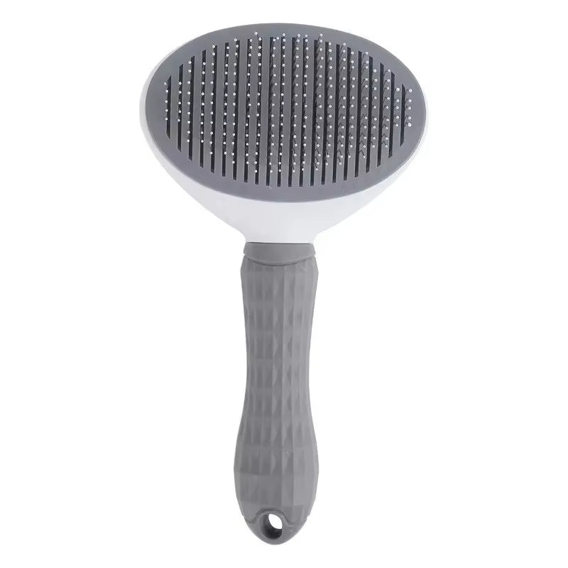 Self-Cleaning Pet Hair Remover Brush for Dogs & Cats – Grooming Tool for Easy Dematting and Shedding Control