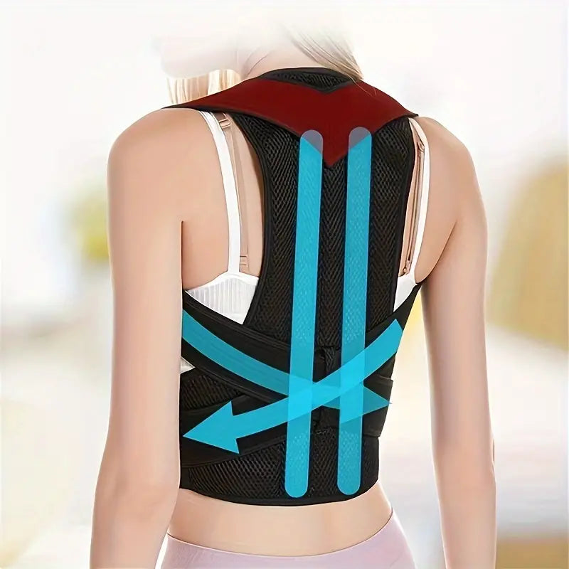 Back Posture Brace Clavicle Support – Adjustable Back Trainer for Men and Women | Stop Slouching & Improve Posture!