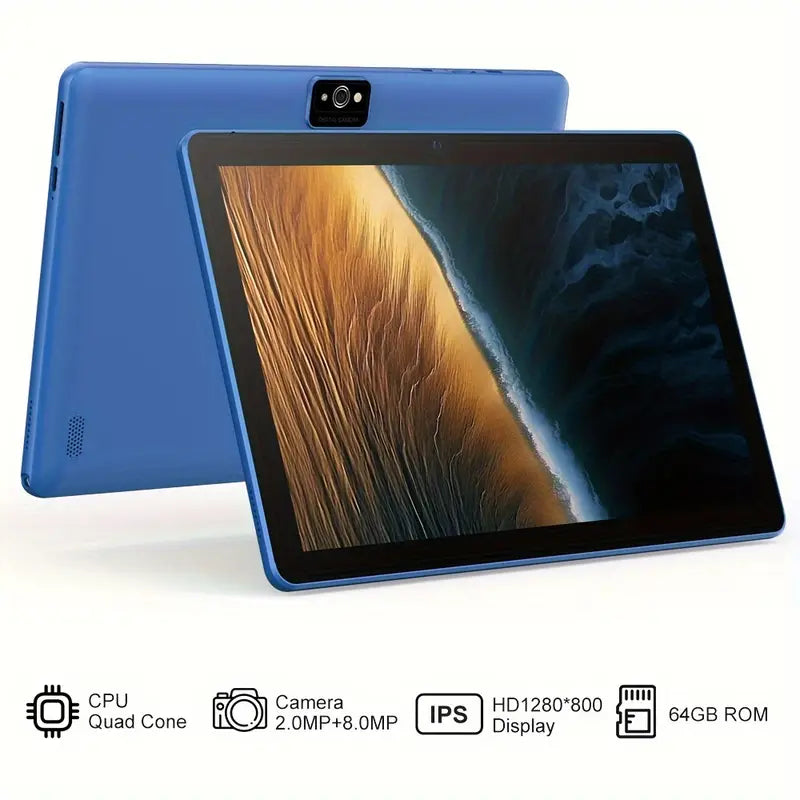 10-Inch Android Tablet with Latest Android 13 | 7GB RAM (3+4) + 64GB ROM | Expandable Up to 512GB | 5G Dual-Band WiFi 6