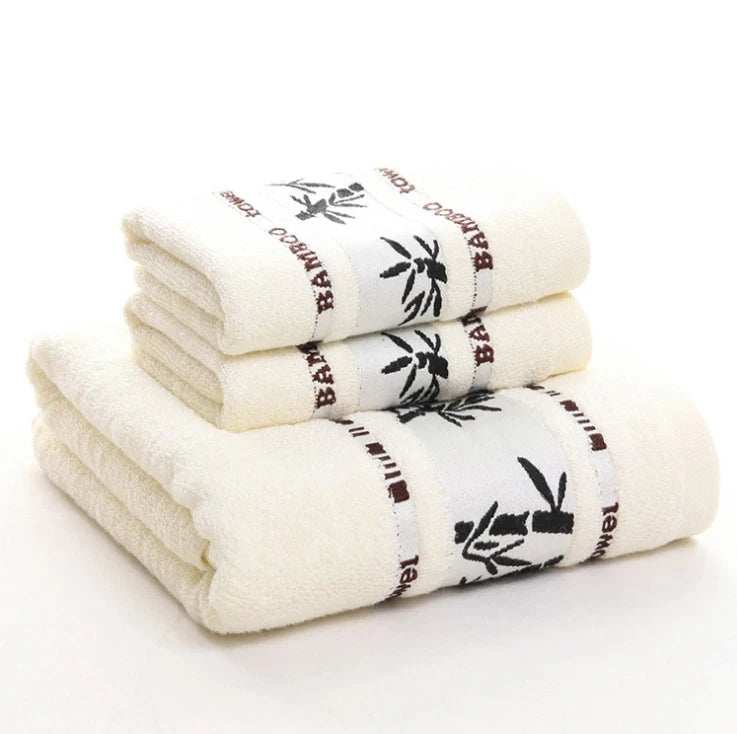 Inyahome 3-Piece Premium Bath Towel Set - Luxurious Softness for Your Bathroom