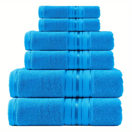 Indulge in luxury with our 6-Piece High-End J Hotel Bath Towel Set.