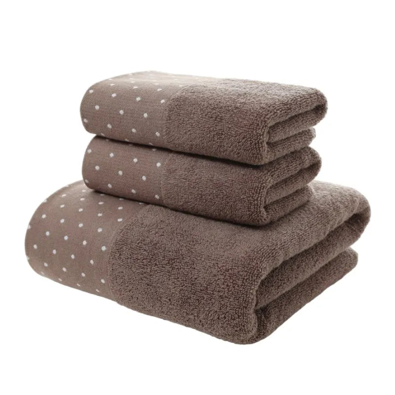 Inyahome 3-Piece Premium Bath Towel Set - Luxurious Softness for Your Bathroom