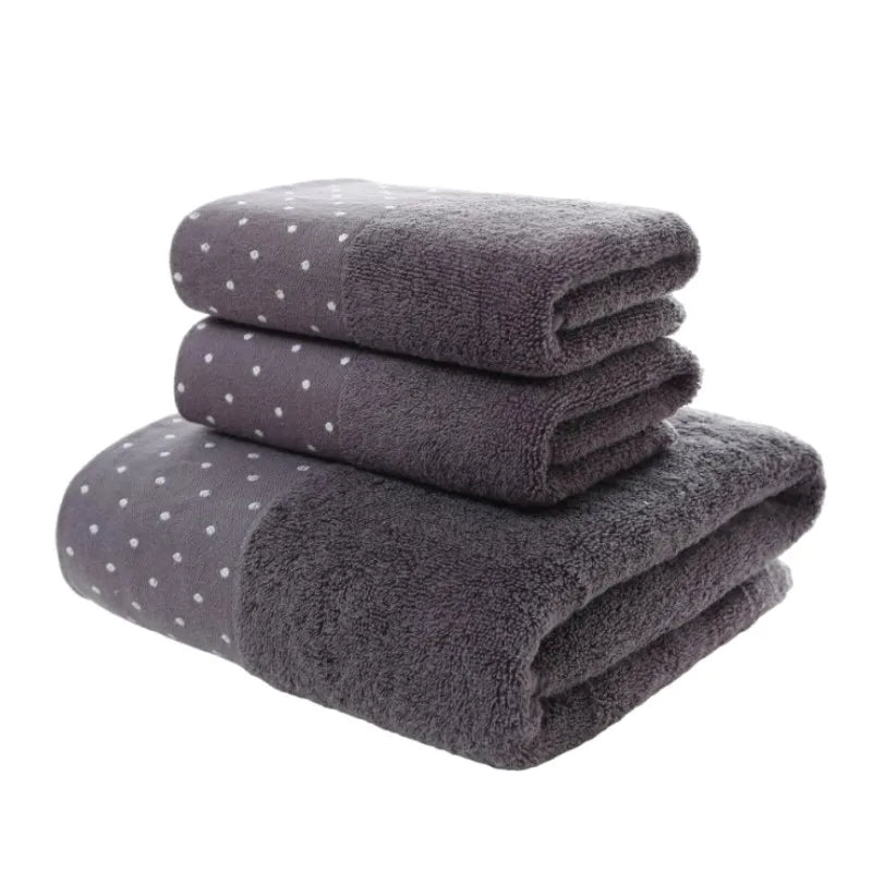 Inyahome 3-Piece Premium Bath Towel Set - Luxurious Softness for Your Bathroom