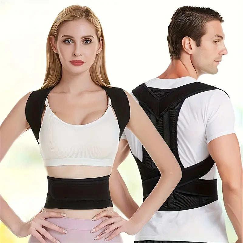 Back Posture Brace Clavicle Support – Adjustable Back Trainer for Men and Women | Stop Slouching & Improve Posture!