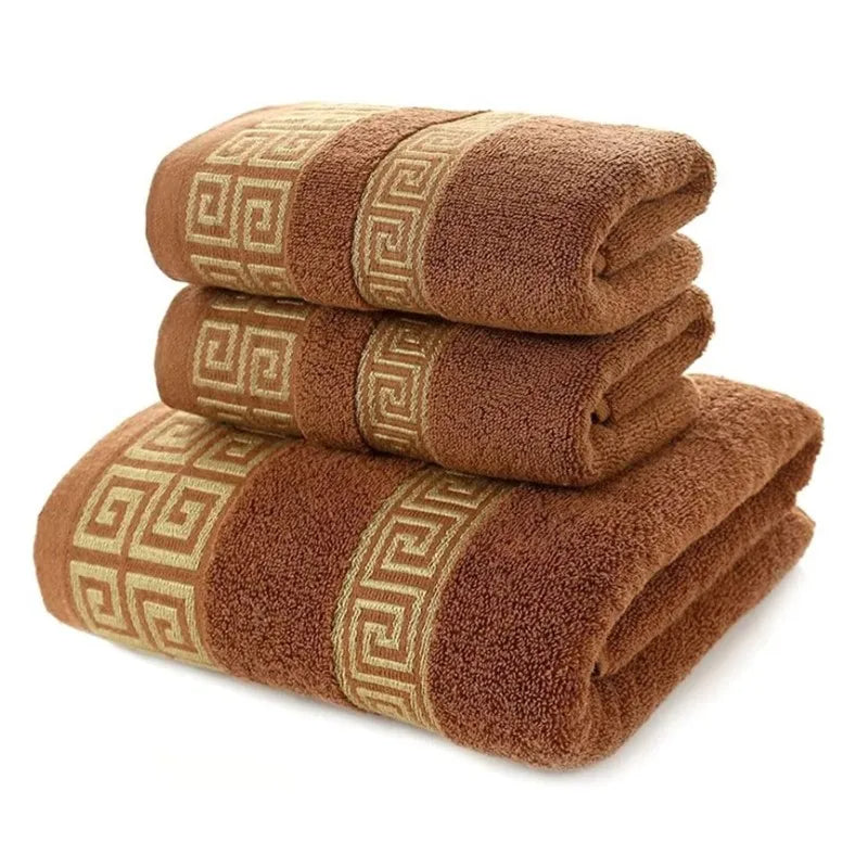 Inyahome 3-Piece Premium Bath Towel Set - Luxurious Softness for Your Bathroom