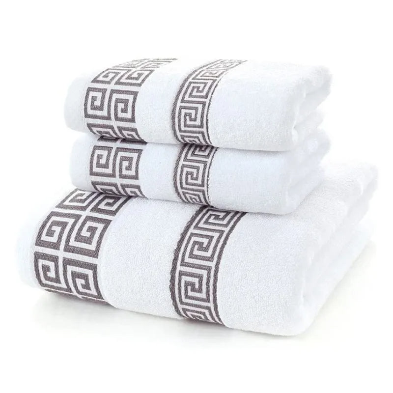 Inyahome 3-Piece Premium Bath Towel Set - Luxurious Softness for Your Bathroom