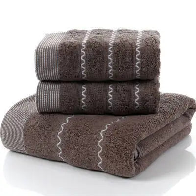 Inyahome 3-Piece Premium Bath Towel Set - Luxurious Softness for Your Bathroom