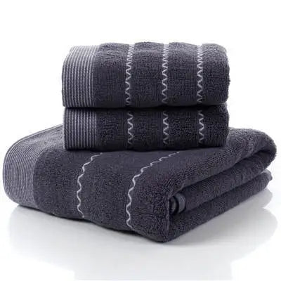 Inyahome 3-Piece Premium Bath Towel Set - Luxurious Softness for Your Bathroom